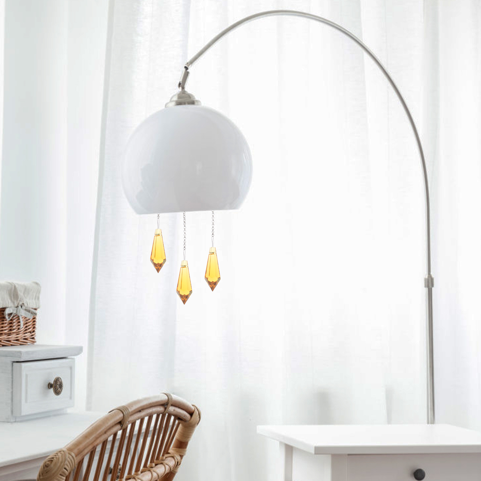 10Pcs Crystal Glass Teardrop P - Decor Lighting Ceiling Fans 리뷰 및 가격