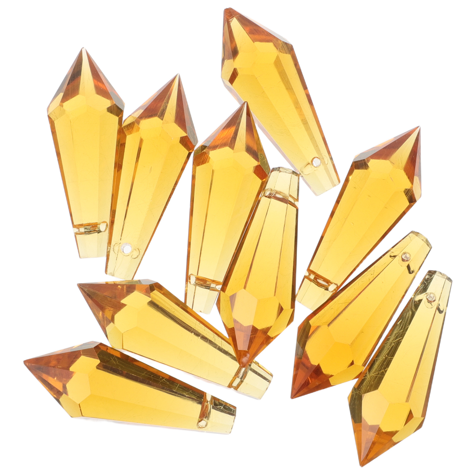 10Pcs Crystal Glass Teardrop P - Decor Lighting Ceiling Fans 리뷰 및 가격