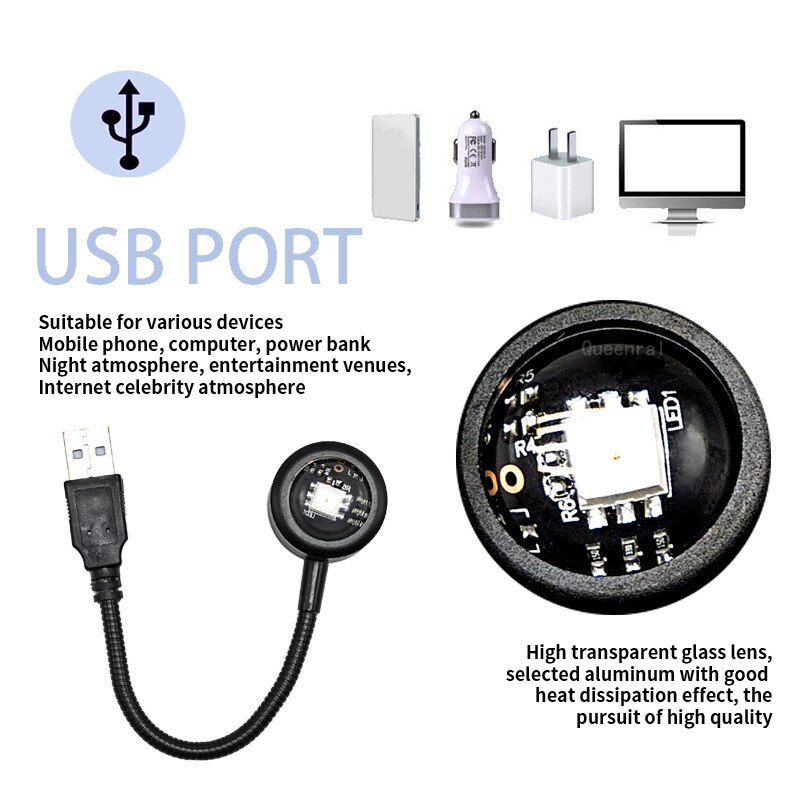 LED USB Sunset Lamp Projector  - Lighting Gallery 리뷰 및 가격