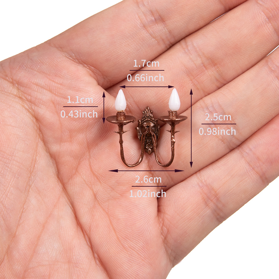 1set 3V Ho Scale Miniature Wal - Lighting Metal Wall Decor 리뷰 및 가격