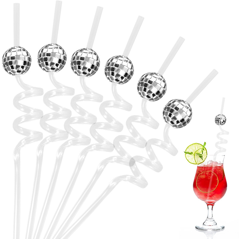 6pcs Mirror Disco Ball Straws  - Disco Ball Mirror 리뷰 및 가격