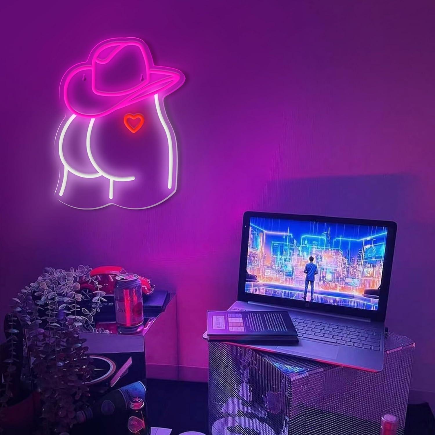 Cowgirl Neon Sign Dimmable LED - Lighting Decoration For Wedding 리뷰 및 가격