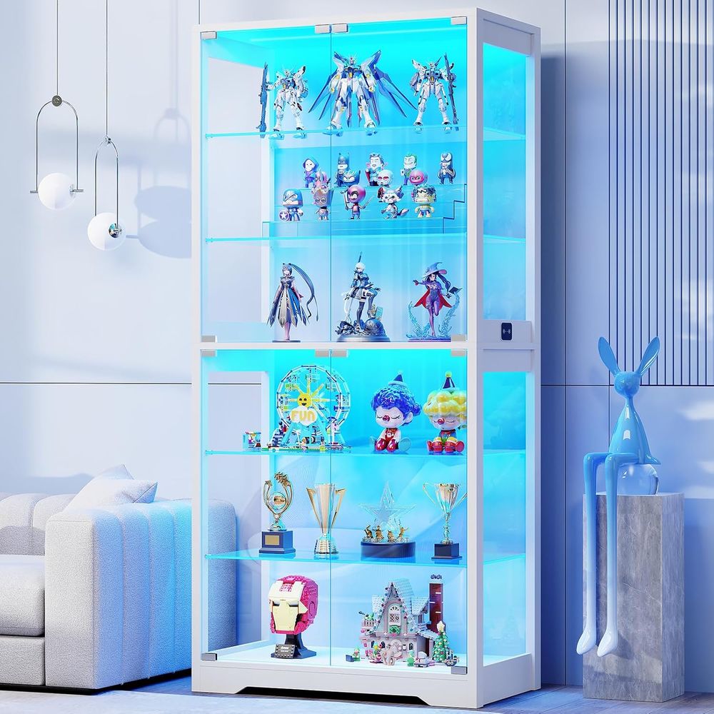71 6-Tier Glass Door Display C - Lighting & Home Decor Studio Photos 리뷰 및 가격