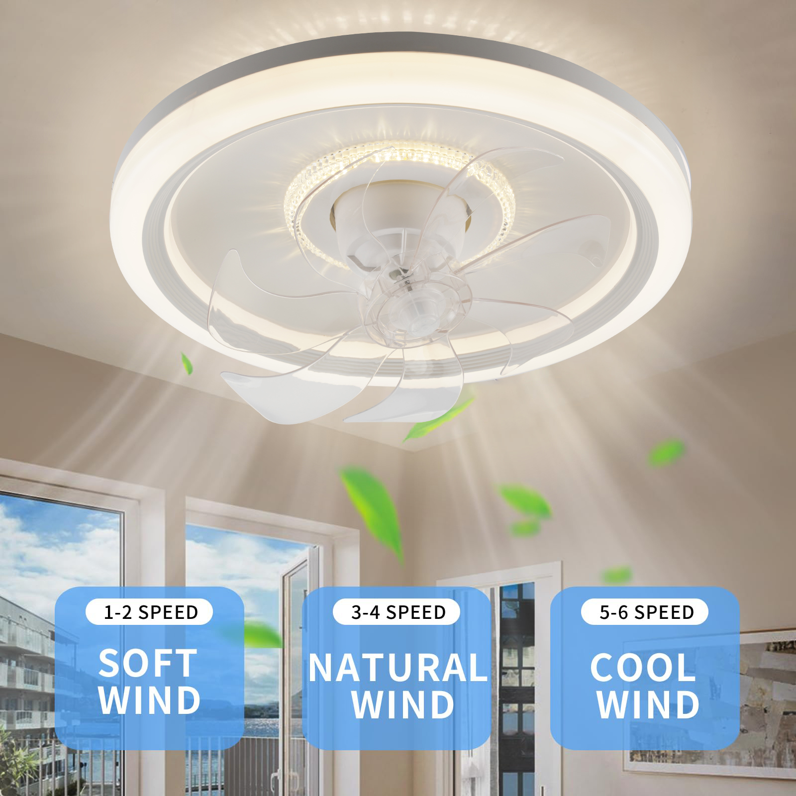 Nordic Ceiling Fan with Light  - Decor Lighting Ceiling Fans 리뷰 및 가격