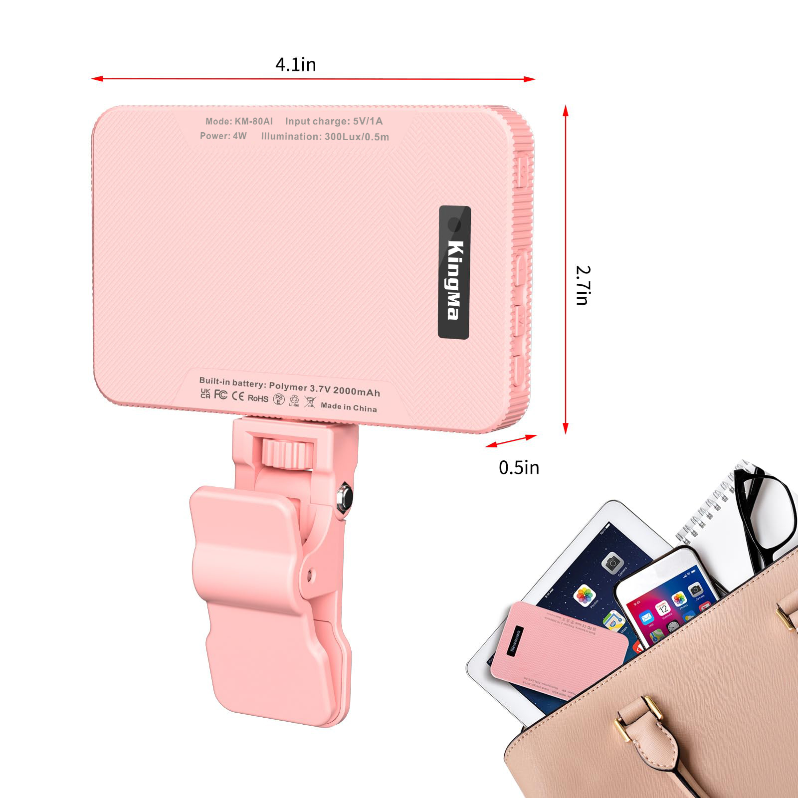 King Ma Pink Rechargeable Self - Lighting Gallery 리뷰 및 가격