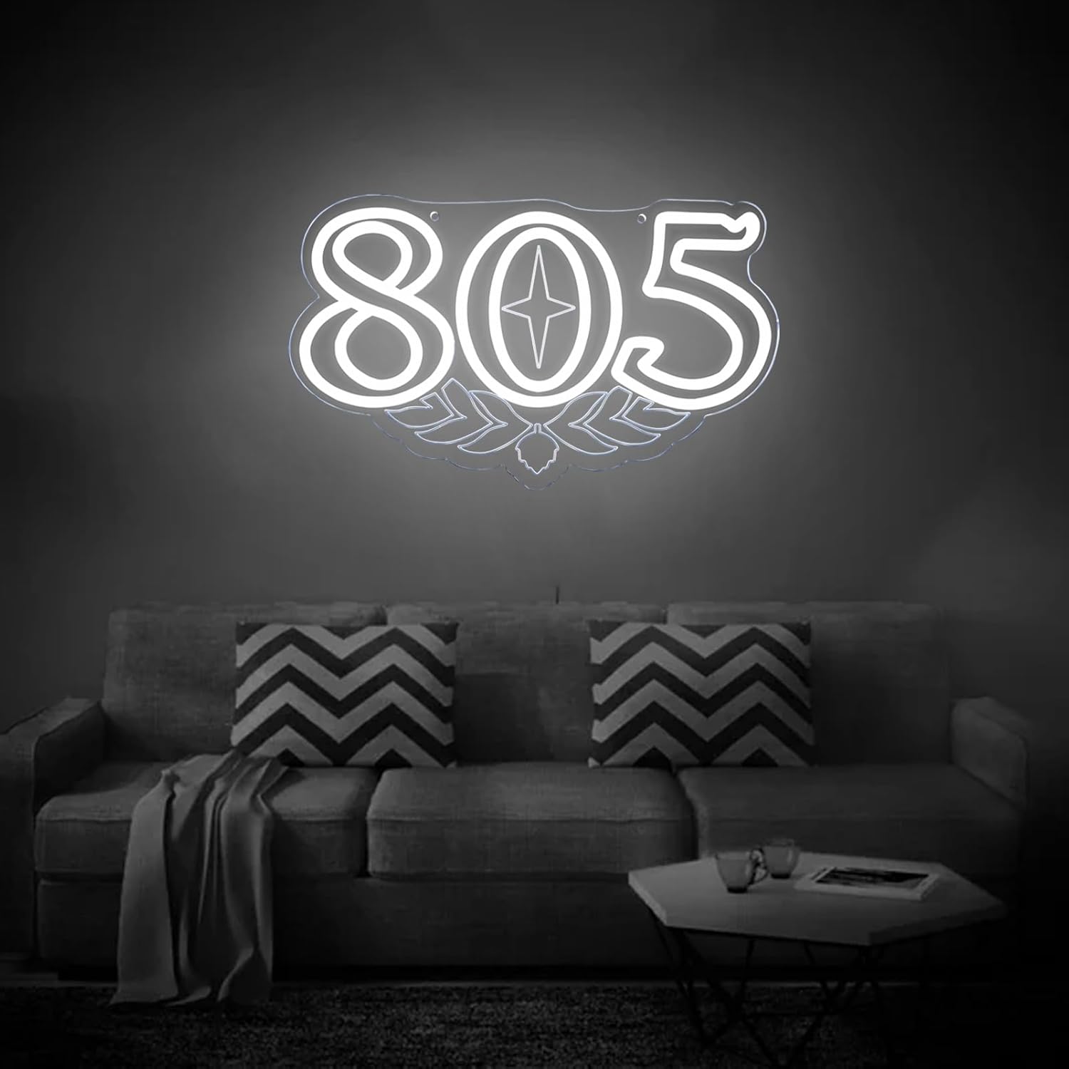 805 Neon Sign Beer Bar Art Wal - Lighting Decoration In Bedroom 리뷰 및 가격