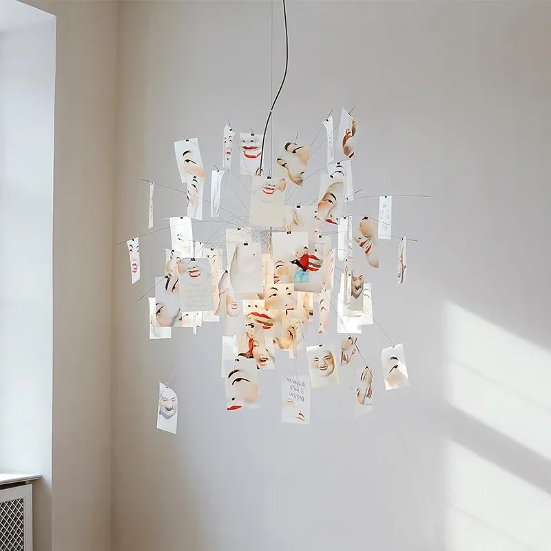 Zettel'z LED Chandelier Lustre - Lighting Room Decor Photo 리뷰 및 가격