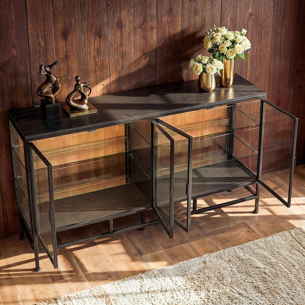 64 Metal Framed Glass Door Dis - Lighting & Home Decor Studio Photos 리뷰 및 가격