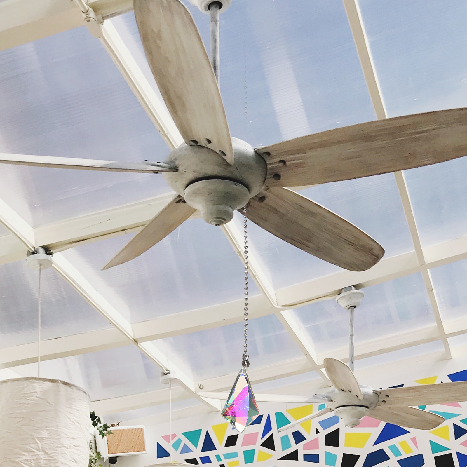 2Pcs Crystal Fan Pull Chain De - Decor Lighting Ceiling Fans 리뷰 및 가격