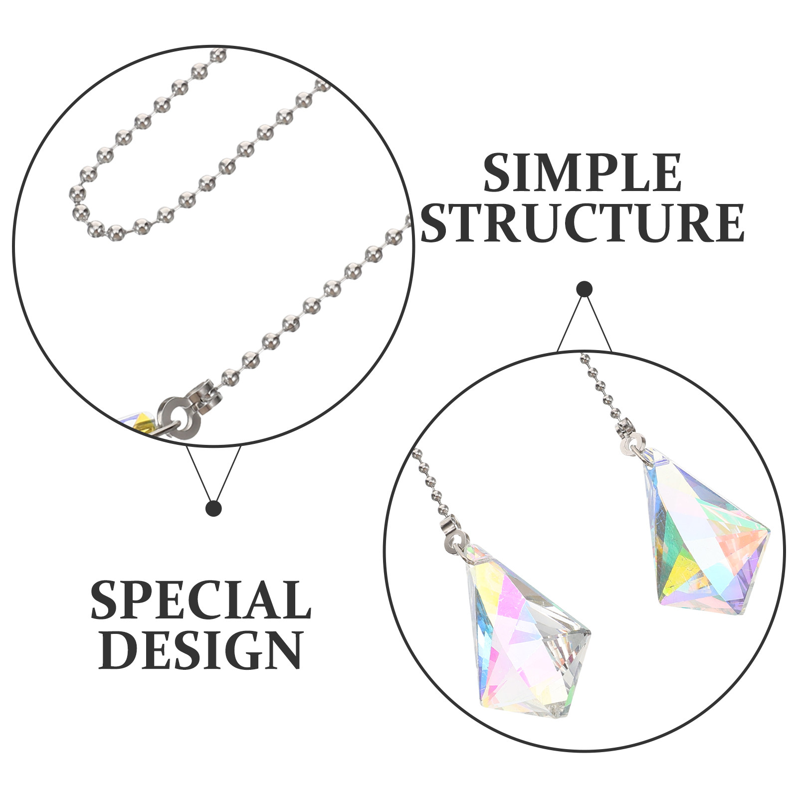 2Pcs Crystal Fan Pull Chain De - Decor Lighting Ceiling Fans 리뷰 및 가격