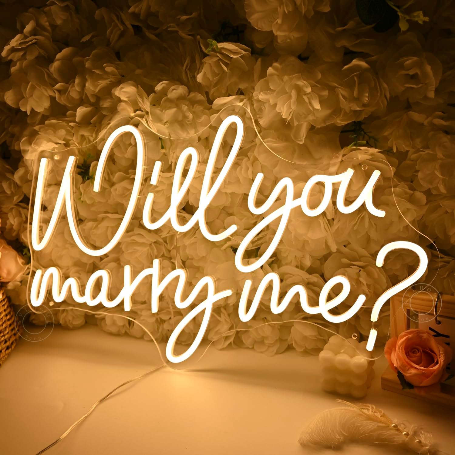 Will You Marry Me LED Neon Lig - Lighting Decoration For Wedding 리뷰 및 가격