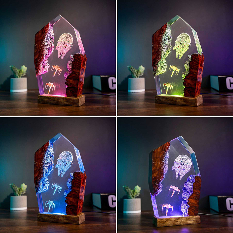 Table Resin Lamp Universe War  - Lighting Decoration For Wedding 리뷰 및 가격