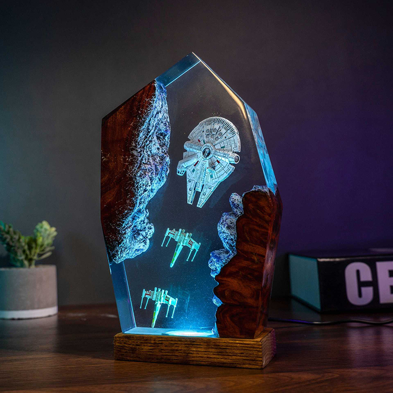 Table Resin Lamp Universe War  - Lighting Decoration For Wedding 리뷰 및 가격