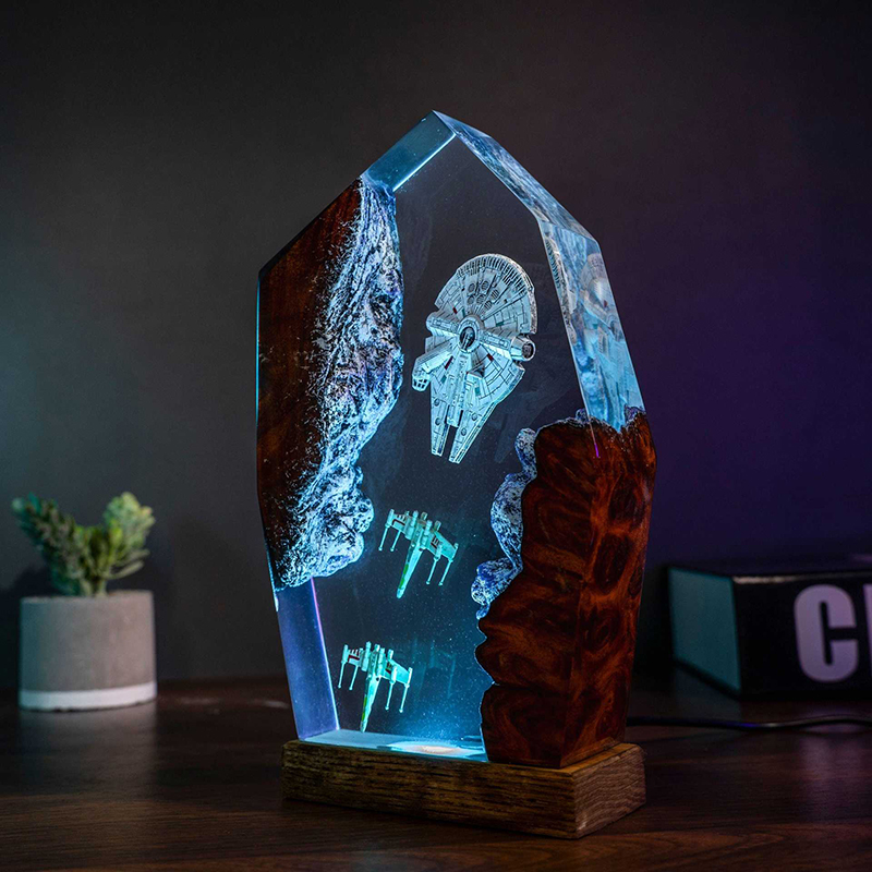 Table Resin Lamp Universe War  - Lighting Decoration For Wedding 리뷰 및 가격
