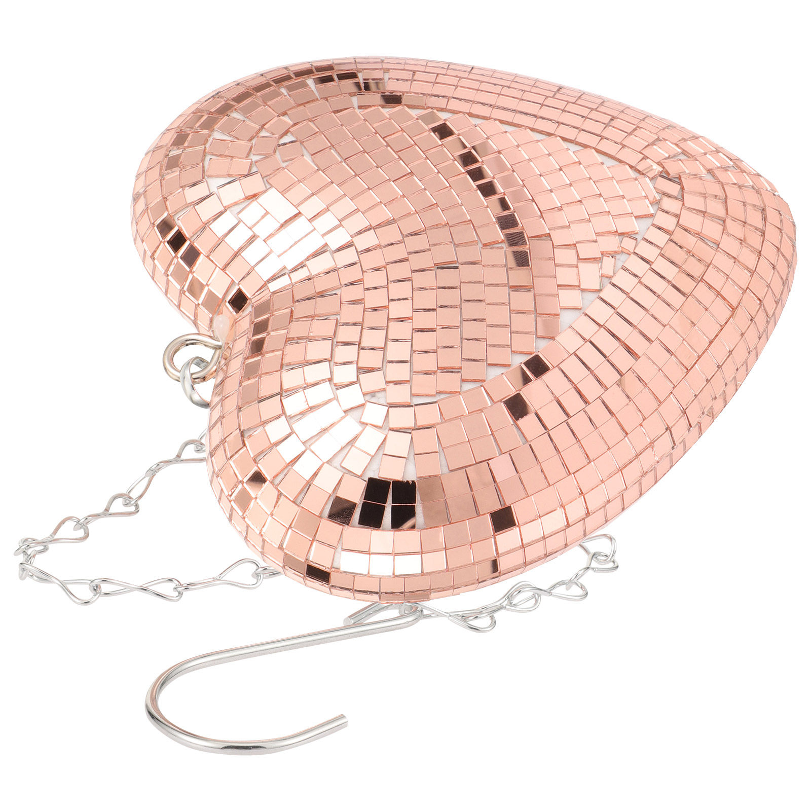 Heart Shaped Hanging Disco Bal - Disco Ball Mirror 리뷰 및 가격