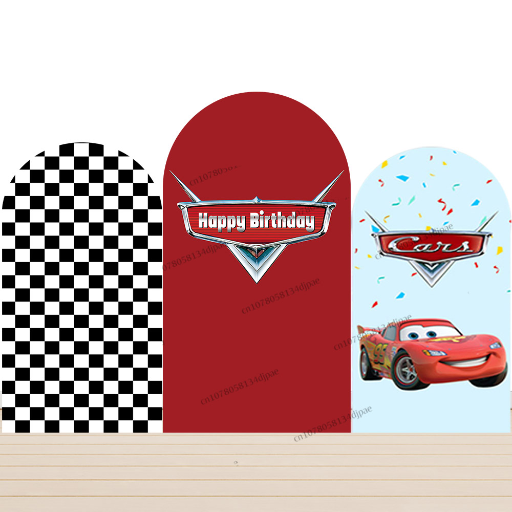 Race Car Arch Backdrop Cover C - Lighting Mcqueen Decor 리뷰 및 가격