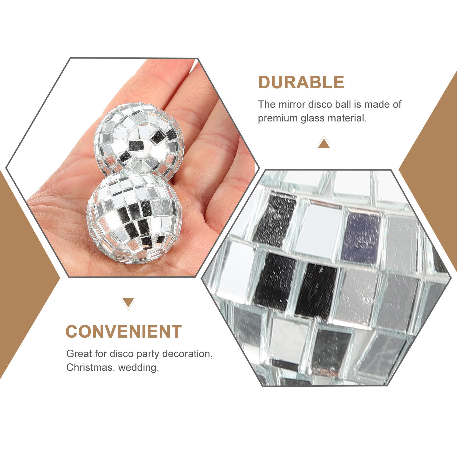 12Pcs Silver Hanging Mirror Di - Disco Ball Mirror 리뷰 및 가격
