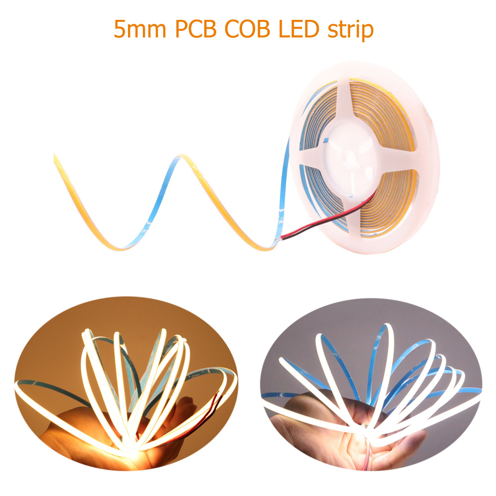 5mm  COB LED Strip 384LEDs/m S - Lighting Decor And More 리뷰 및 가격
