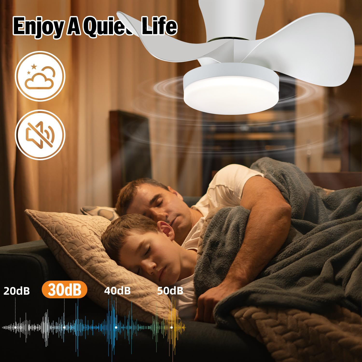 22 Inch Modern Ceiling Fan wit - Decor Lighting Ceiling Fans 리뷰 및 가격