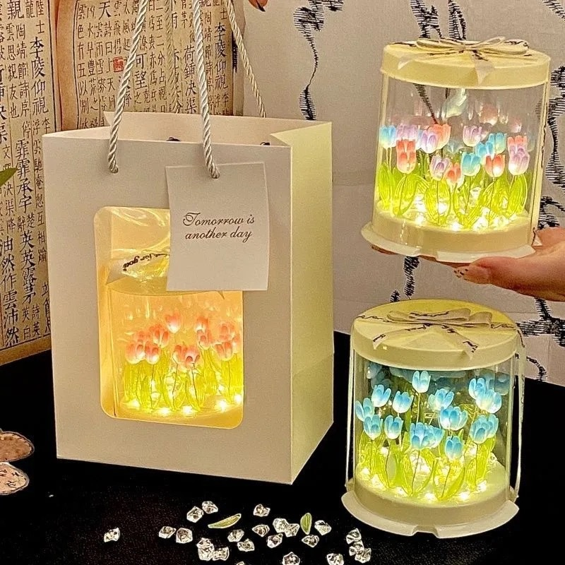 DIY Tulip Lamp Simulation Flow - Lighting Decoration In Bedroom 리뷰 및 가격