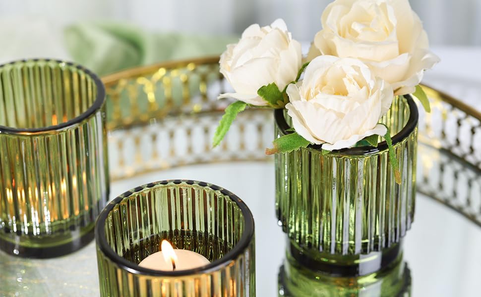 8pcs Green Votive Candle Holde - Lighting Decoration For Wedding 리뷰 및 가격