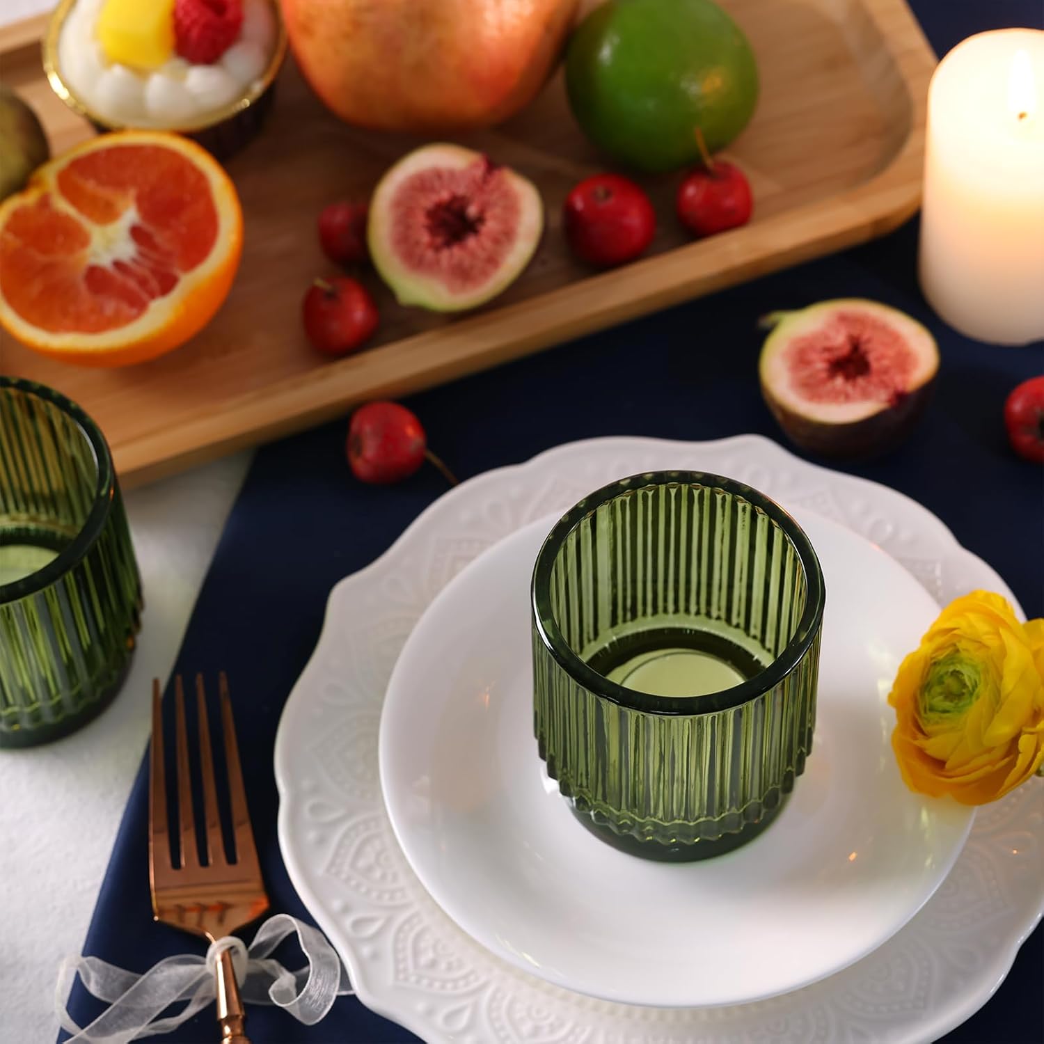 8pcs Green Votive Candle Holde - Lighting Decoration For Wedding 리뷰 및 가격