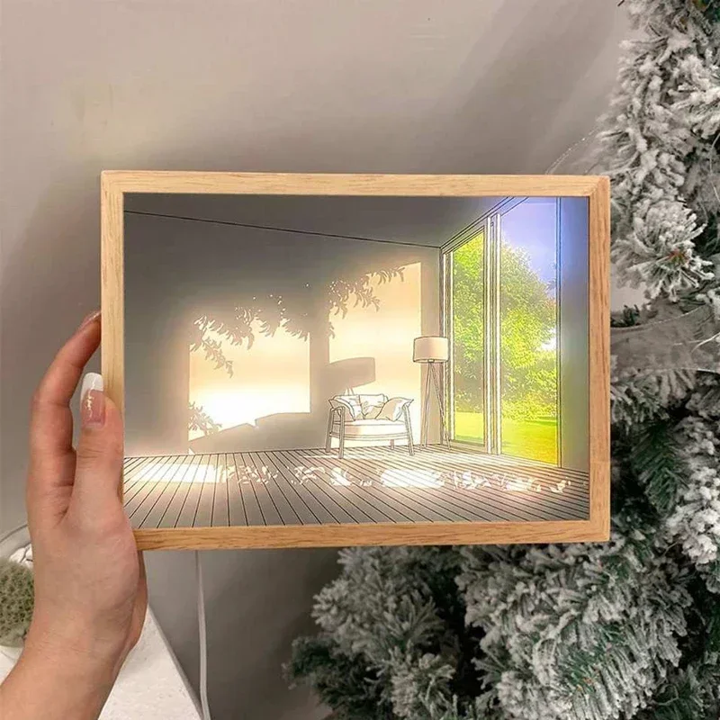 Decorative LED Light Painting  - Lighting Room Decor Photo 리뷰 및 가격