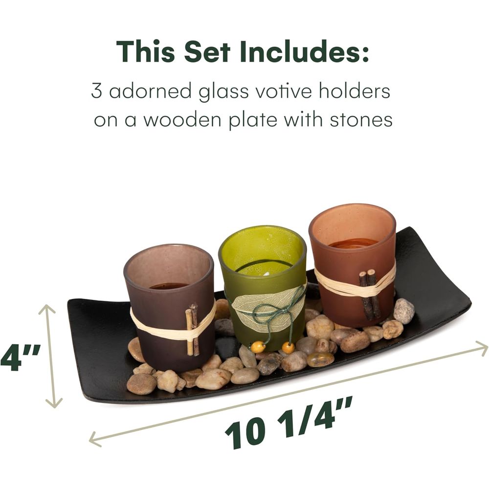 Elegant Vintage-Style Votive C - Candle Holder Set 리뷰 및 가격