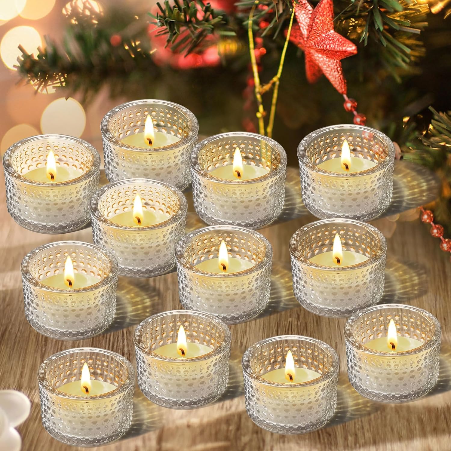 Clear Tealight Candle Holders  - Candle Holder Set 리뷰 및 가격