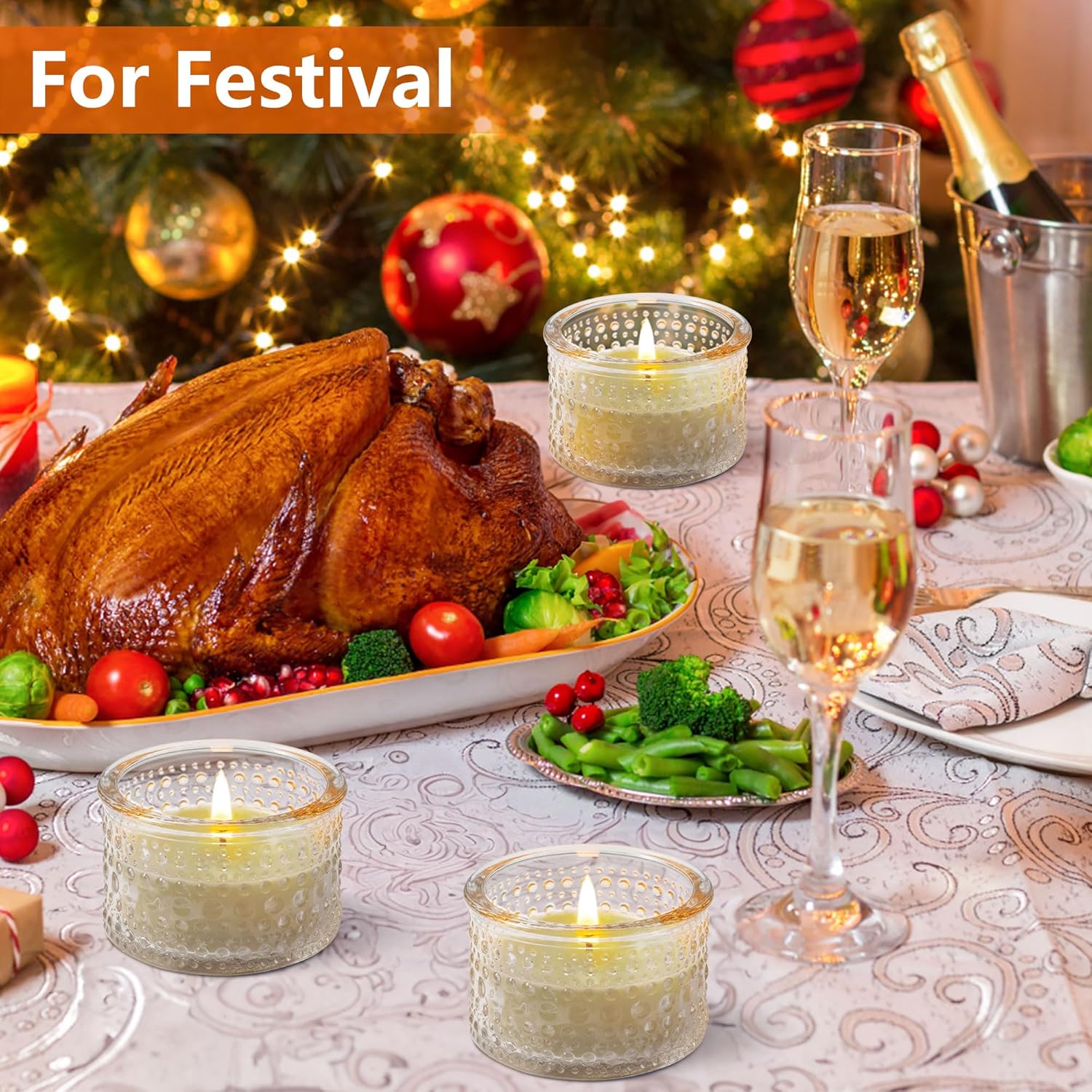 Clear Tealight Candle Holders  - Candle Holder Set 리뷰 및 가격