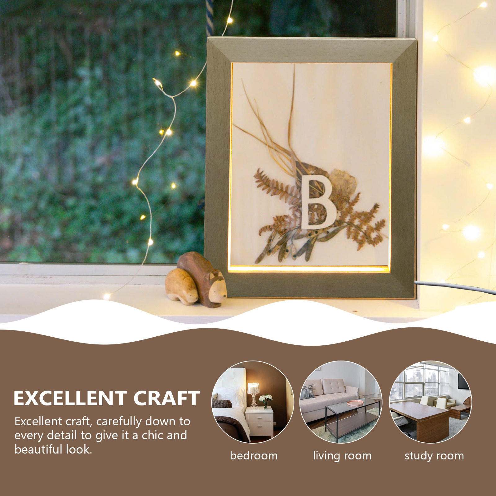 USB Powered LED Photo Frame Li - Lighting Room Decor Photo 리뷰 및 가격