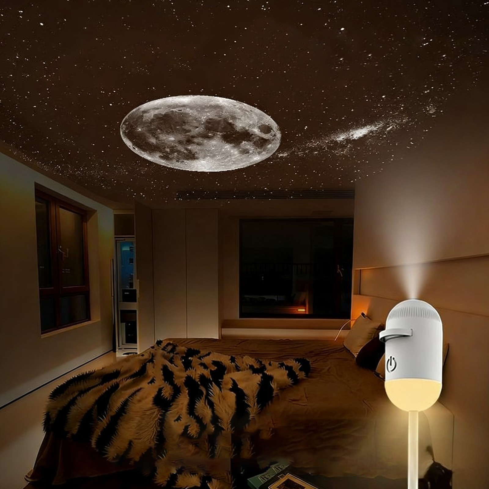 Mini Galaxy Star Projector Nig - Lighting Decoration In Bedroom 리뷰 및 가격