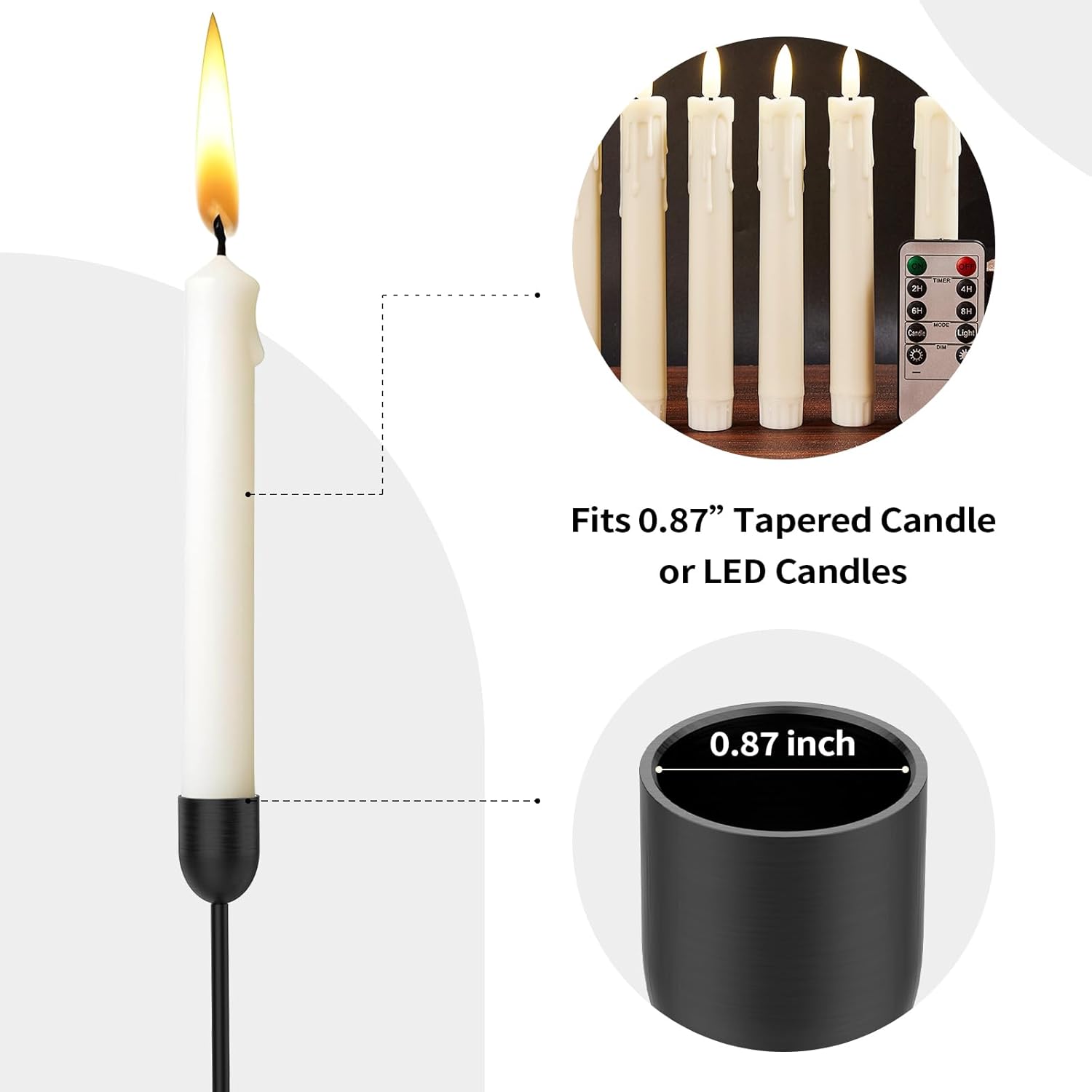 3PCS Black Candle Holder Set f - Candle Holder Set 리뷰 및 가격