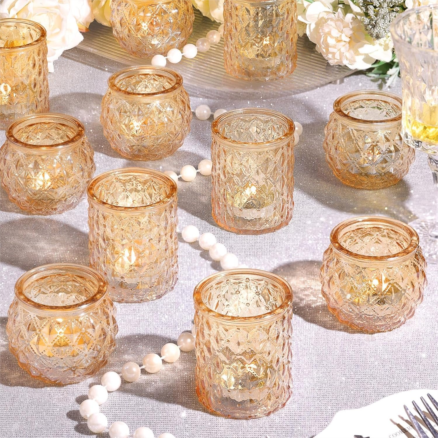 Gold Votive Candle Holders for - Candle Holder Set 리뷰 및 가격