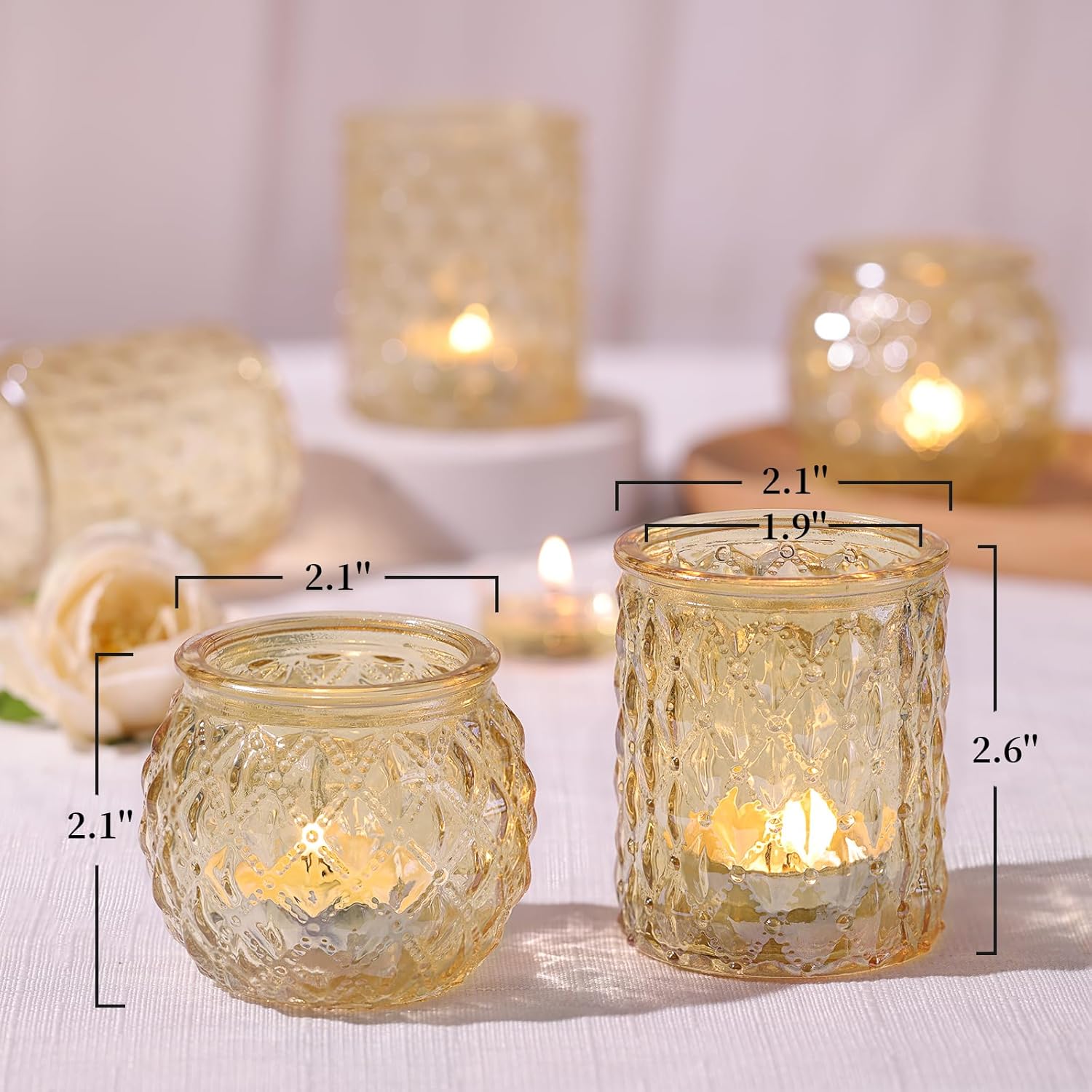 Gold Votive Candle Holders for - Candle Holder Set 리뷰 및 가격