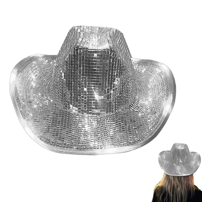 Disco Ball Cowboy Hat Cowboy C - Disco Ball Mirror 리뷰 및 가격