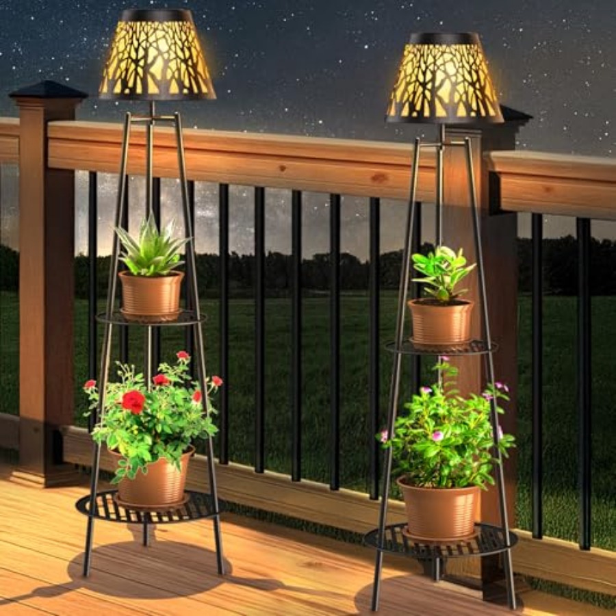 2 Pack Outdoor Solar Floor Lam - Decor Lighting Pack 리뷰 및 가격