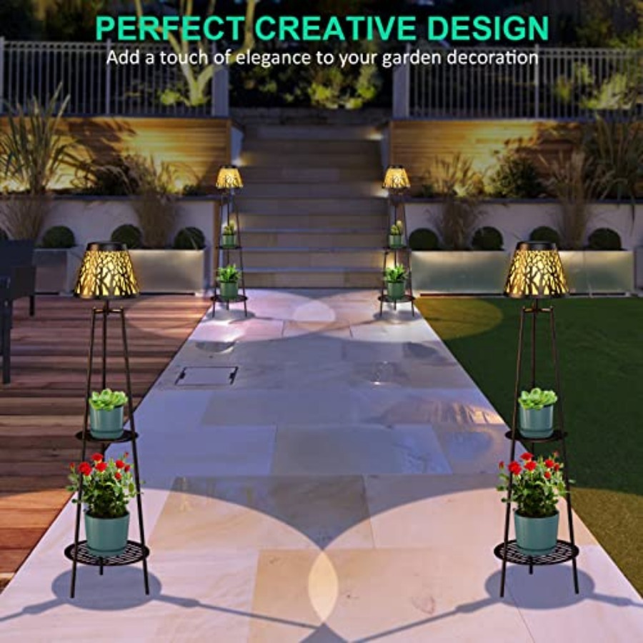 2 Pack Outdoor Solar Floor Lam - Decor Lighting Pack 리뷰 및 가격