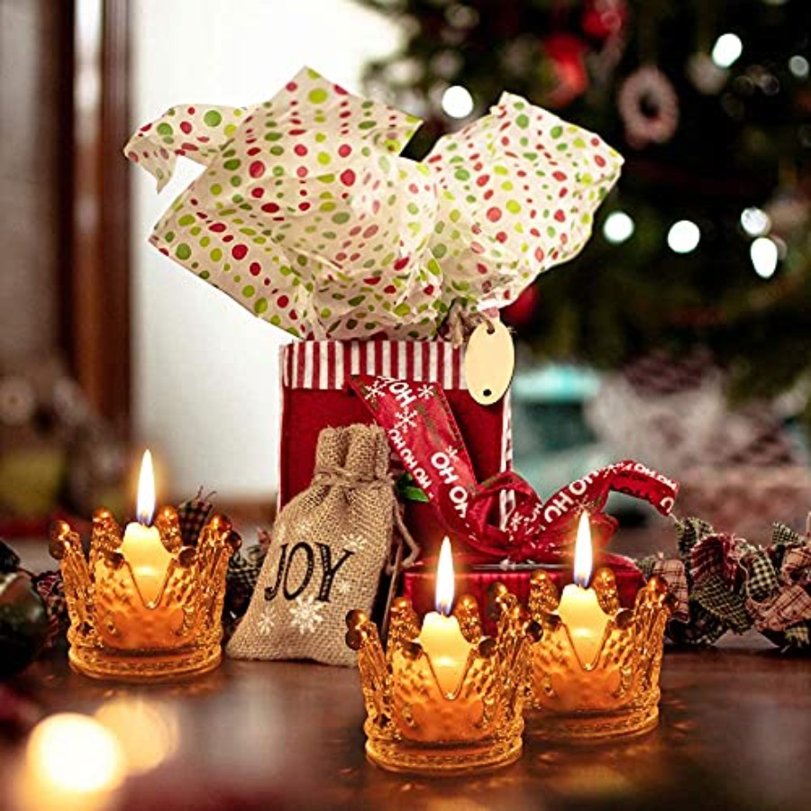 Crown Glass Tealight Candle Ho - Candle Holder Set 리뷰 및 가격