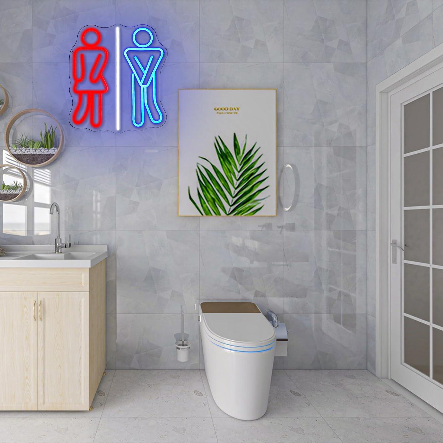 Restroom Neon Signs Toilets US - Lighting Decoration In Bedroom 리뷰 및 가격