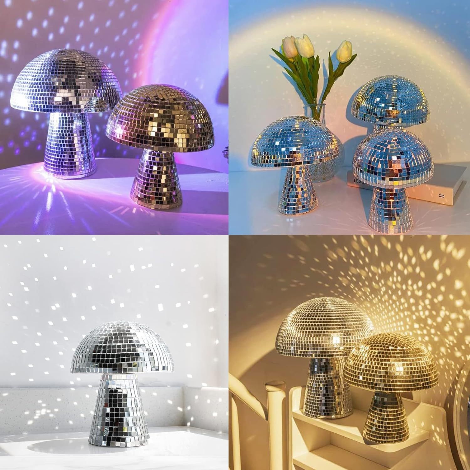 Mushroom Disco Ball Mirrored G - Disco Ball Mirror 리뷰 및 가격