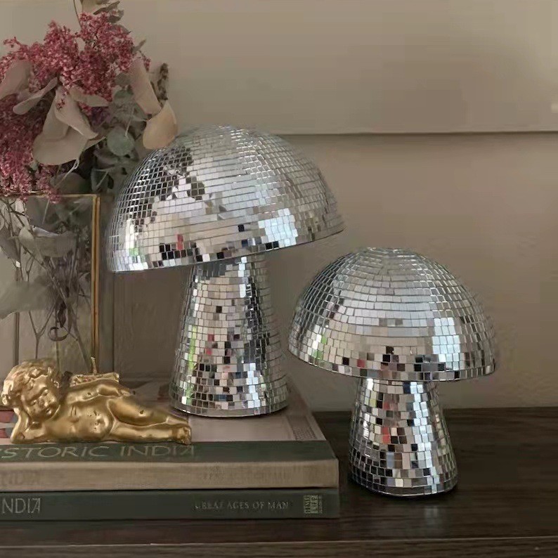 Mushroom Disco Ball Mirrored G - Disco Ball Mirror 리뷰 및 가격