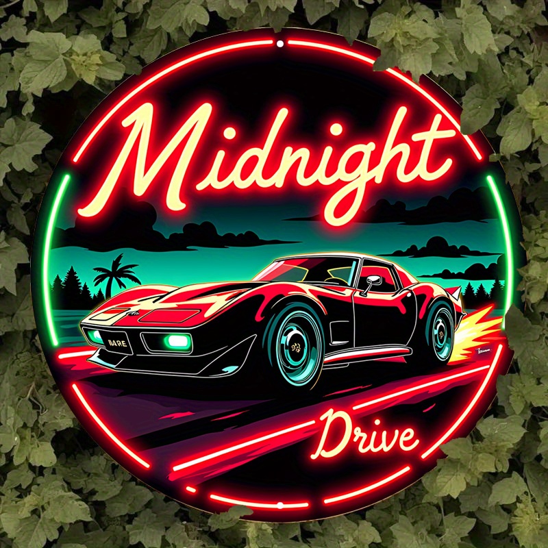 Vintage Neon Car Sign 'Legacy  - Lighting Metal Wall Decor 리뷰 및 가격