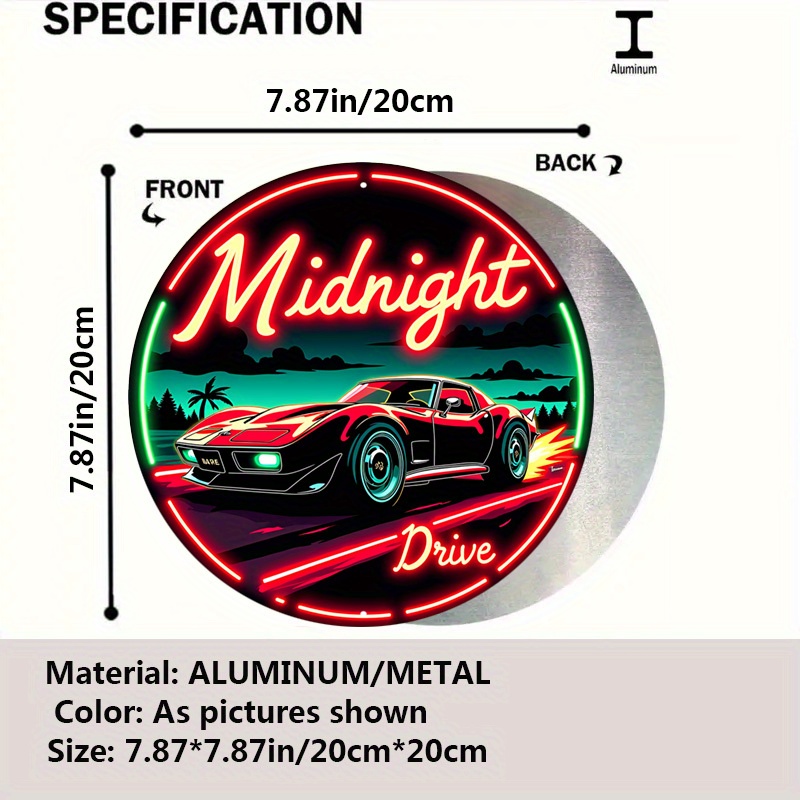 Vintage Neon Car Sign 'Legacy  - Lighting Metal Wall Decor 리뷰 및 가격