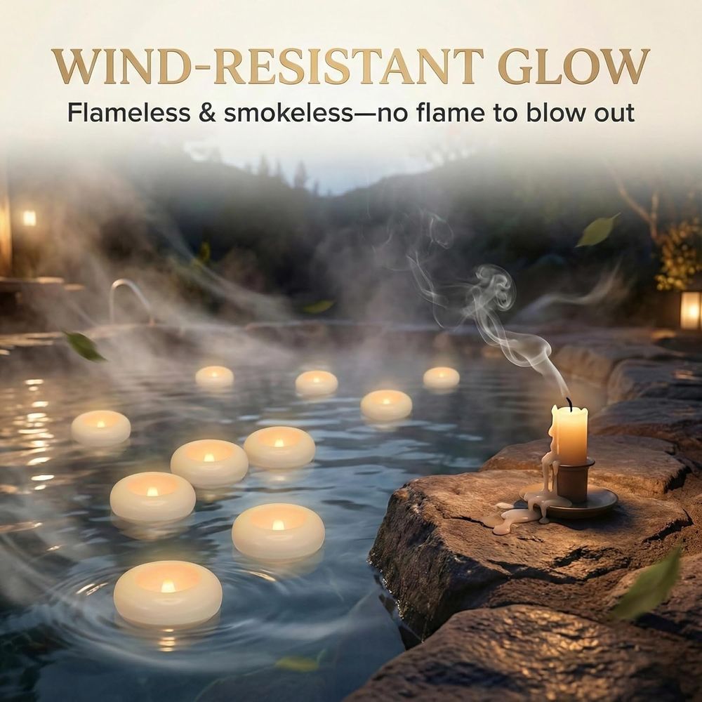 24 Pack Waterproof LED Floatin - Decor Lighting Pack 리뷰 및 가격