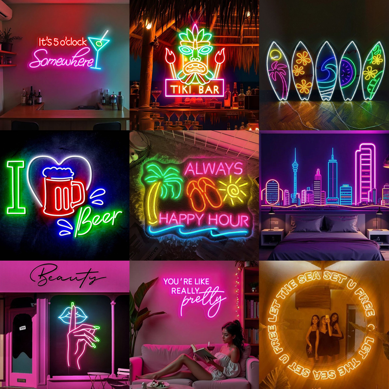 Custom Neon lED Sign Personal  - Neon Sign Custom Led 리뷰 및 가격