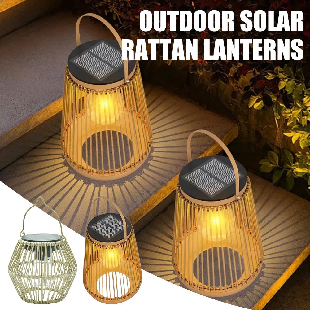 IP65 Waterproof Solar Rattan L - Lighting Decoration Outdoor 리뷰 및 가격