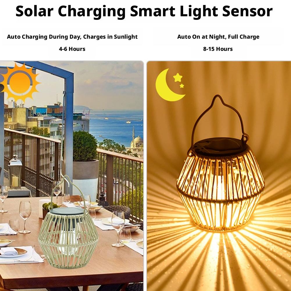 IP65 Waterproof Solar Rattan L - Lighting Decoration Outdoor 리뷰 및 가격