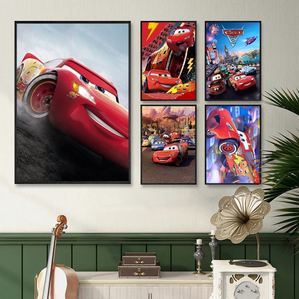 1PC Lightning McQueen Poster S - Lighting Mcqueen Decor 리뷰 및 가격