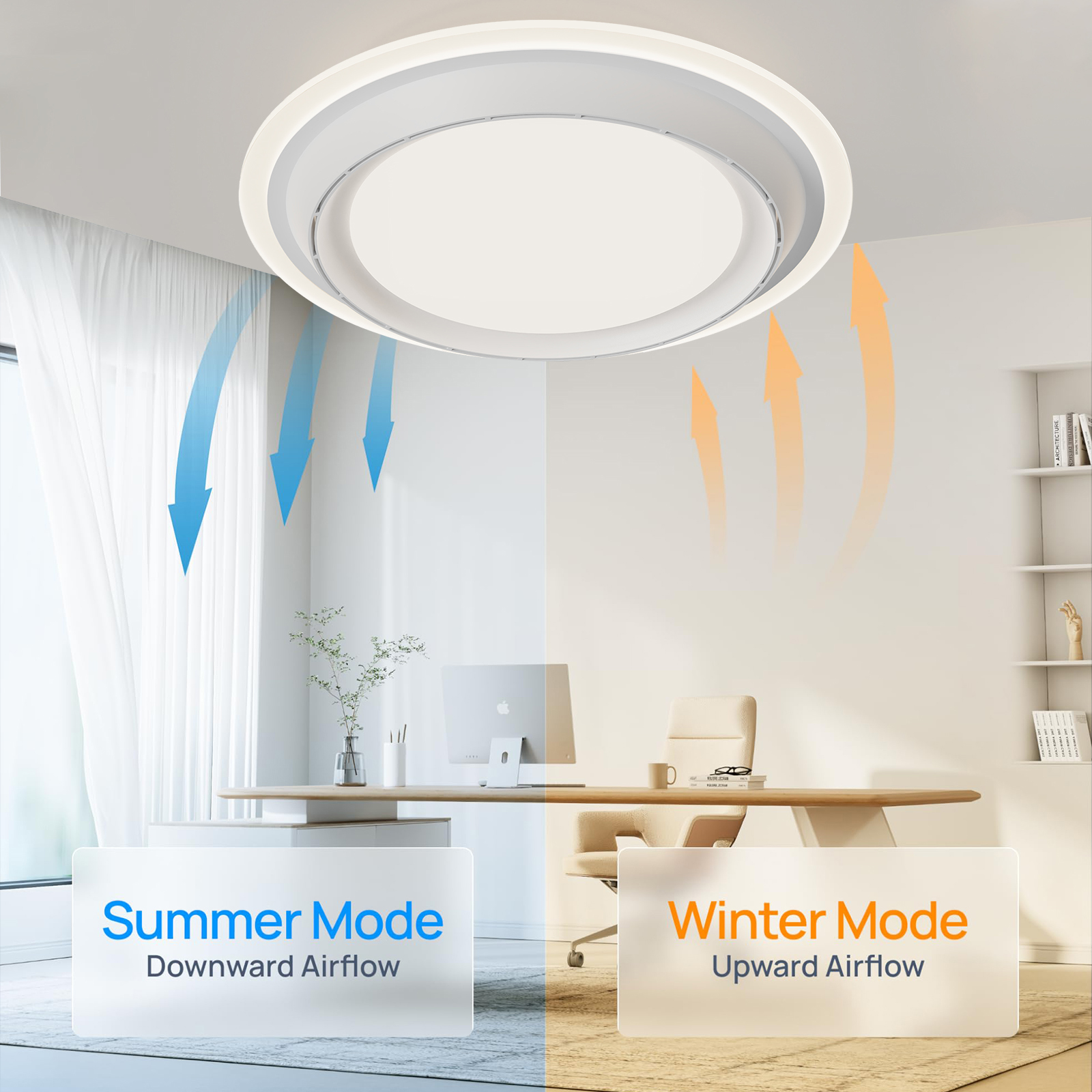 Modern Minimalist Leafless Cei - Decor Lighting Ceiling Fans 리뷰 및 가격